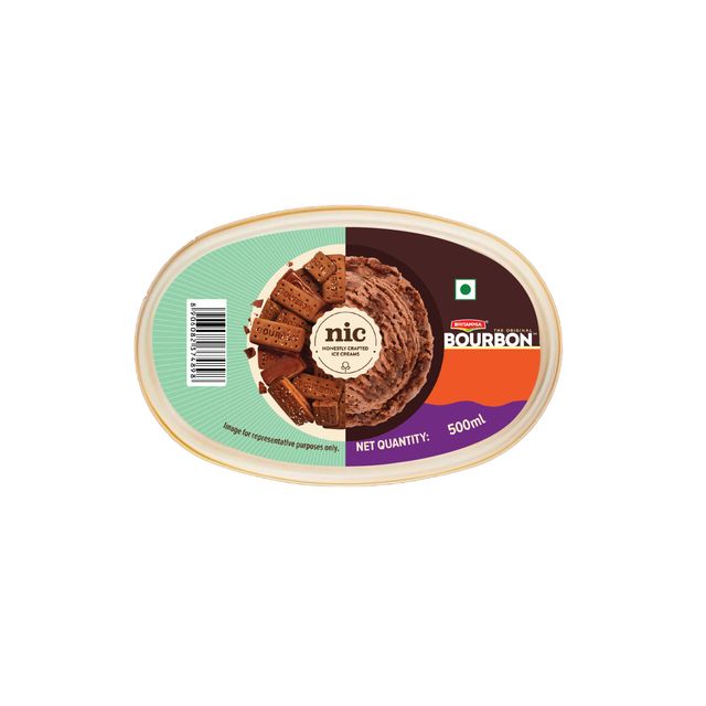 NIC Britannia Bourbon Ice Cream Tub