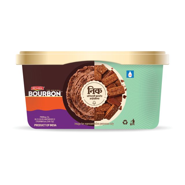 NIC Britannia Bourbon Ice Cream Tub