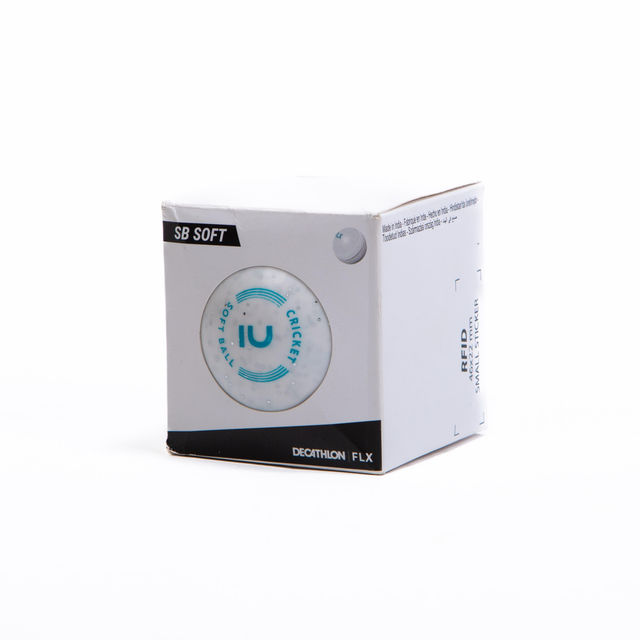 FLX By Decathlon | Synthetic Cricket Ball - White