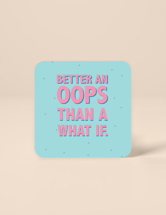 Mad Over Print Better Opps - Table Decor for Office Desk, Home