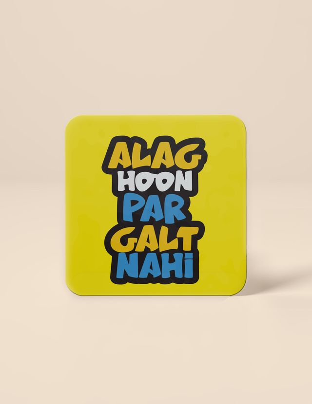 Mad Over Print Alag Hoon - Table Decor for Office Desk, Home