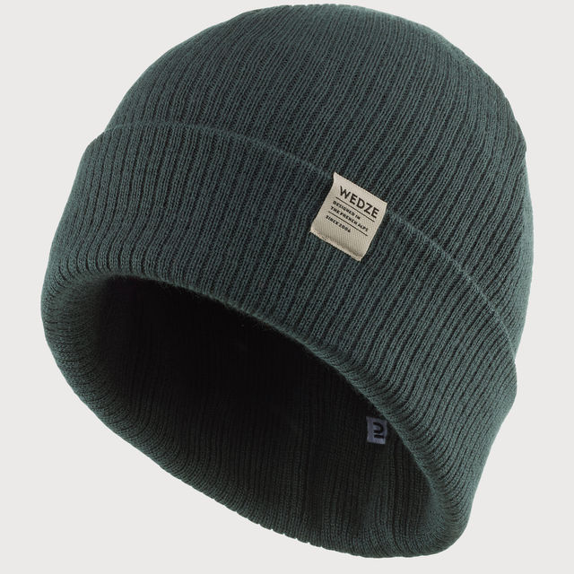 Buy Decathlon | Wedze Unisex Acrylic Beanie - Forest Green, Free