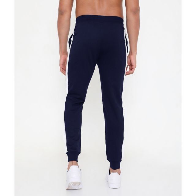Rivolta Men's 001 Performance Cotton Joggers | Navy Blue M