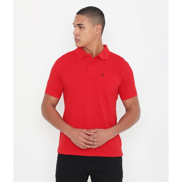 Vip Mens Polo T-Shirt Red 002 | XXL