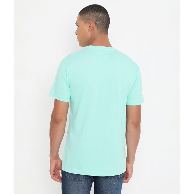 Rivolta Men's Round Neck T-Shirt | Light Blue | 002 | XL