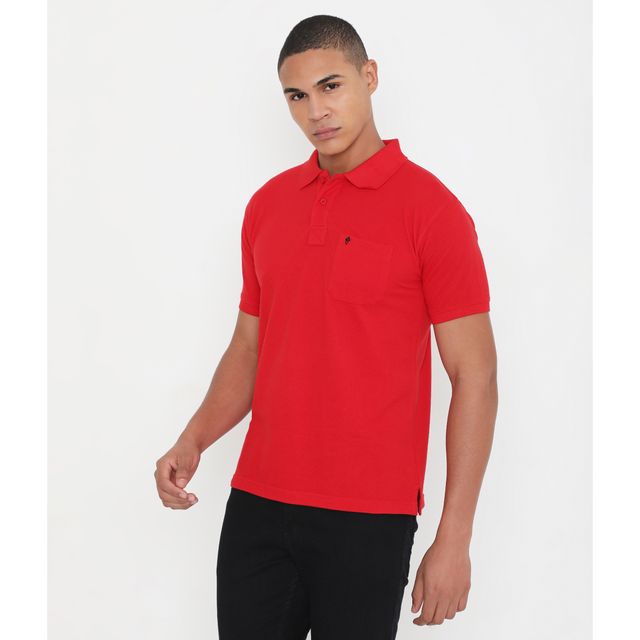 Vip Mens Polo T-Shirt Red 002 | XXL
