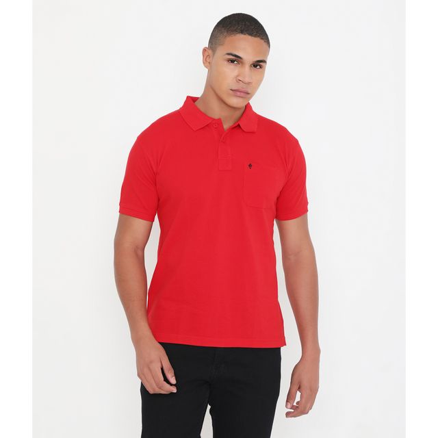 Vip Mens Polo T-Shirt Red 002 | XXL