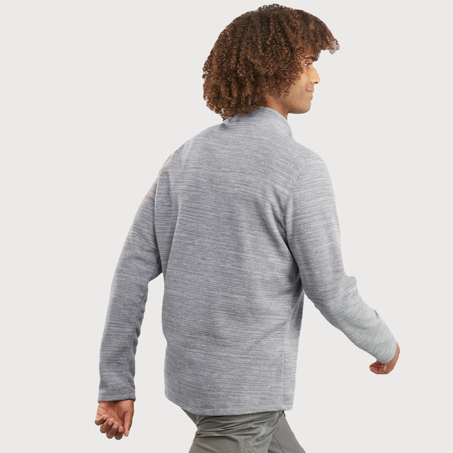 Buy Decathlon | Quechua Men's Half Zip Fleece | Grey - S Online