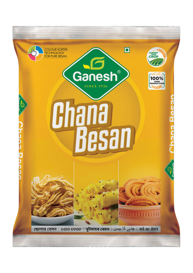 Ganesh Sooji Pouch(500 gms), Ganesh Chana Besan Pouch(500 gms) & Ganesh Maida Pouch(500 gms) Combo