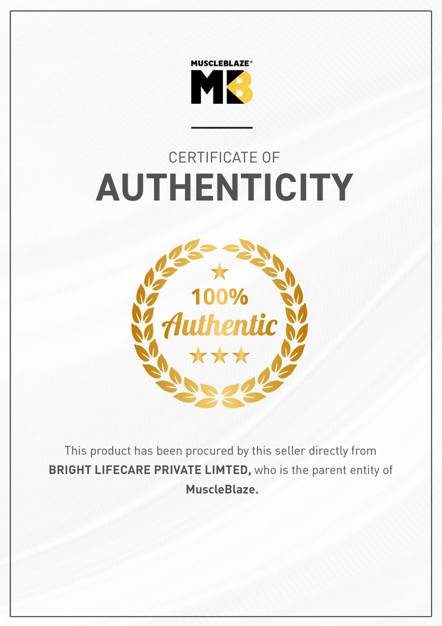 MuscleBlaze Biozyme Performance Whey Protein Powder (Magical Mango)