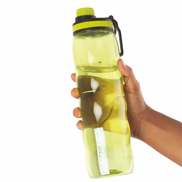 Mastercook Plastic PP 1206 Pet Gripper Bottle | Orange - 900 ml