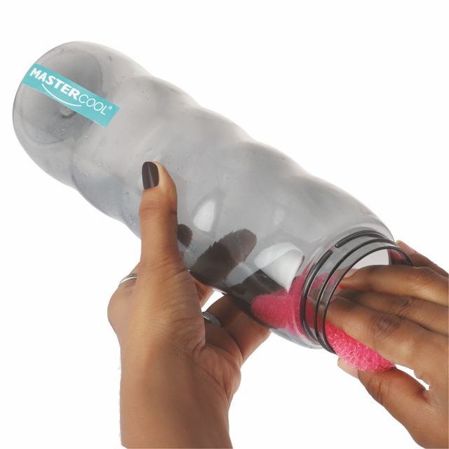 Mastercook Plastic PP 1206 Pet Gripper Bottle | Orange - 900 ml