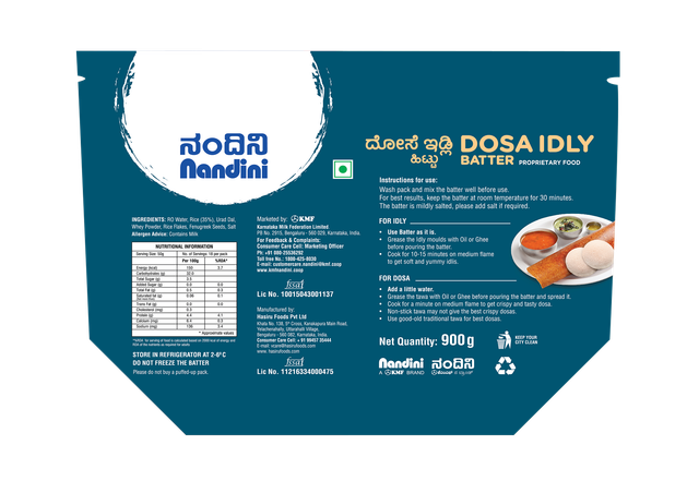 Nandini Idli Dosa batter