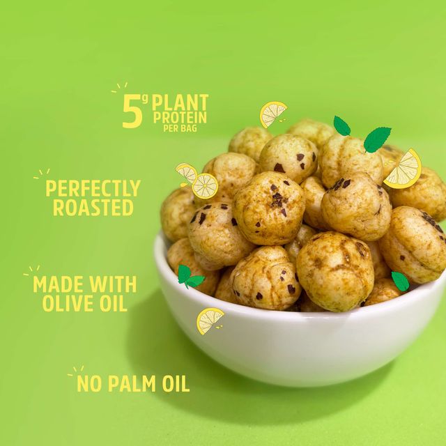 Taali Roasted Makhana |  Pudina Pop | Protein Rich , Made In Olive Oil