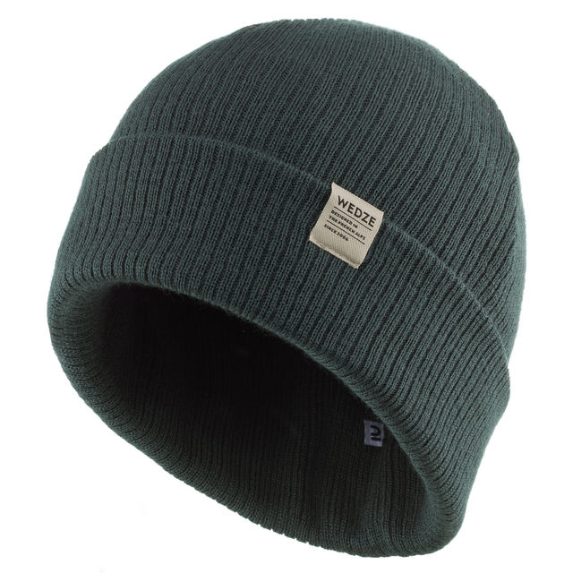 Decathlon Unisex Acrylic Beanie | Forest Green - Free Size