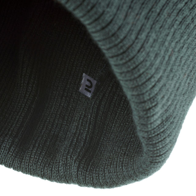 Decathlon Unisex Acrylic Beanie | Forest Green - Free Size