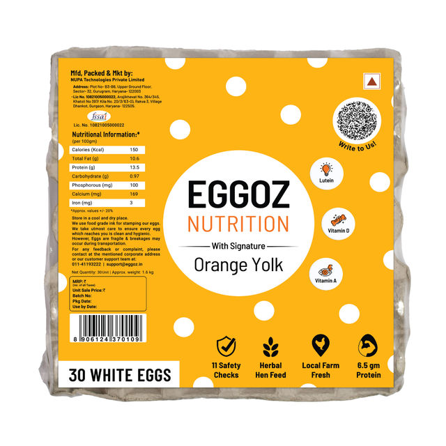 Eggoz Protein Rich Farm Fresh White Eggs