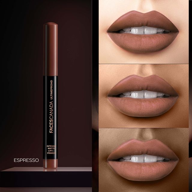 Faces Canada Ultime Pro Hd Intense Matte Lips + Primer - Espresso 03