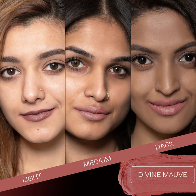 Faces Canada Weightless Matte Finish Lipstick - Divine Mauve 17 | Lightweight Texture