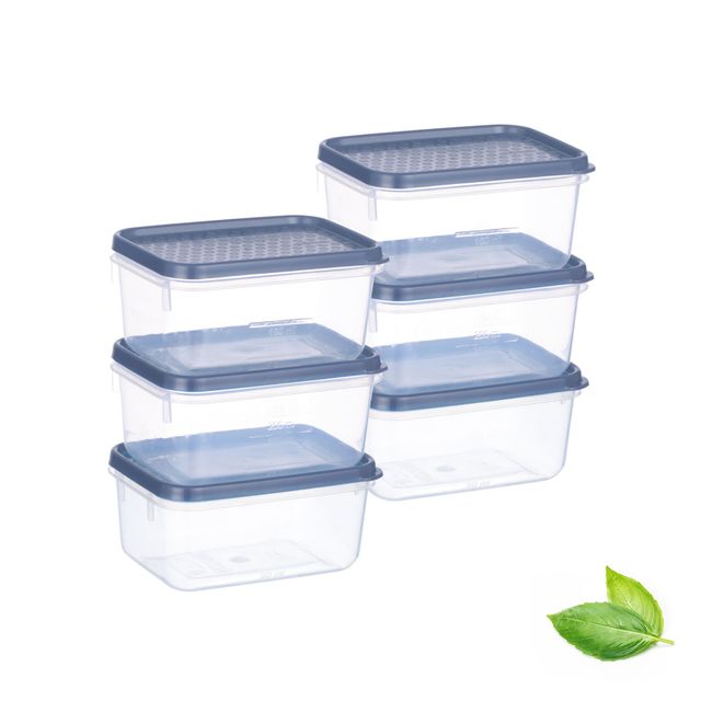 All Time Polka Storage Container (250 ml x 6) (Colour May Vary)