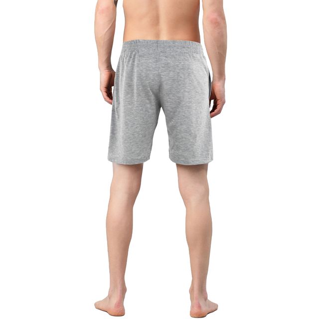 Avolt Men's Regular Fit Shorts Super Comfortable Half Pants | Grey - L