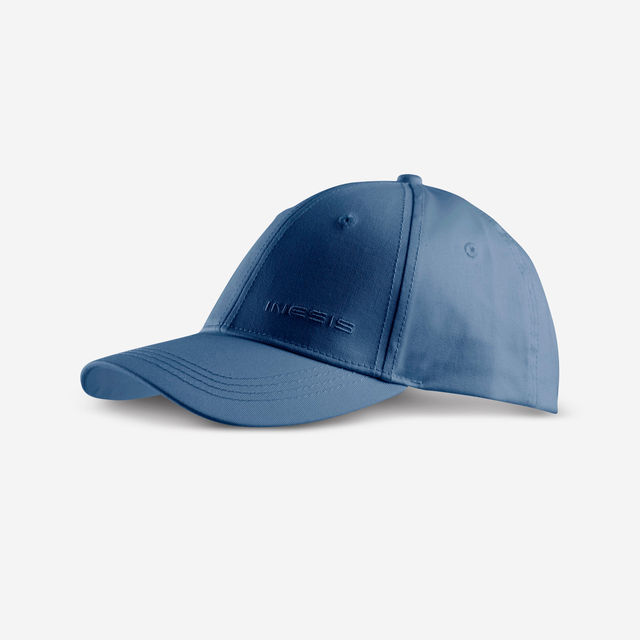 Decathlon Unisex Solid Cotton Baseball Cap | Blue - One Size