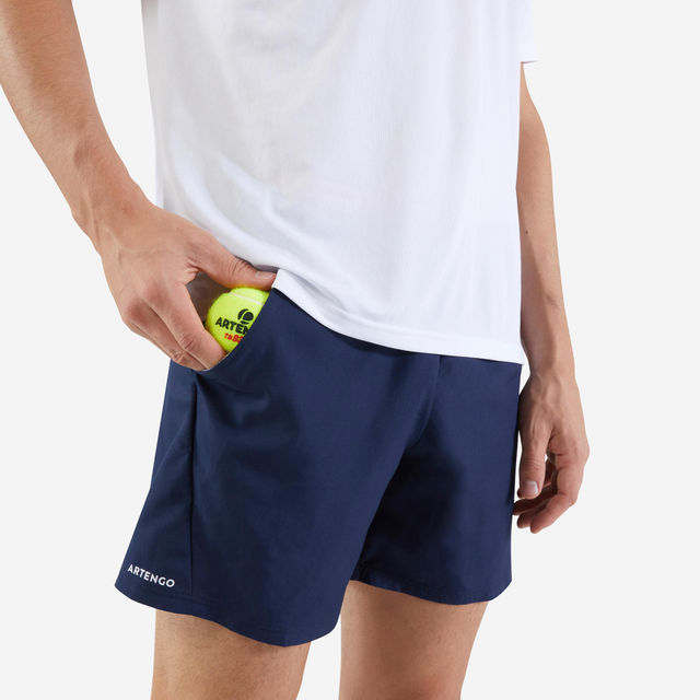 Artengo By Decathlon | Men Quick Dry Tennis Shorts - Navy Blue, 2XL