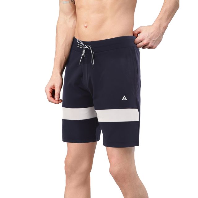 Avolt Men's Regular Fit Shorts Super Comfortable Half Pants | Dark Blue - XL