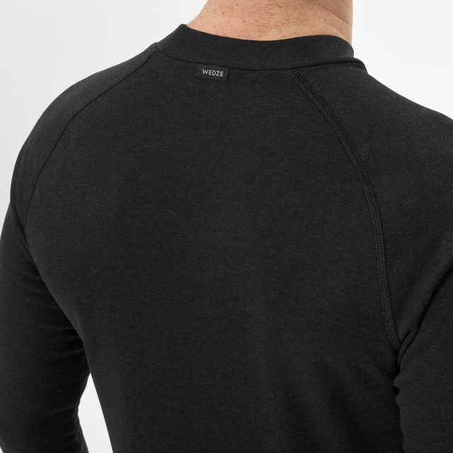 Wedze By Decathlon | Men Thermal Top For Skiing | Black | XXL