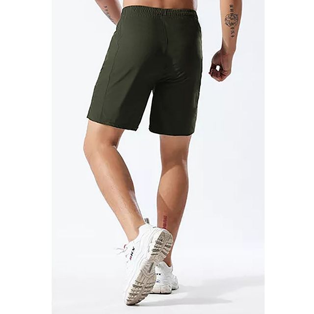 Avolt Men's Regular Fit Shorts Super Comfortable Half Pants | Olive - M