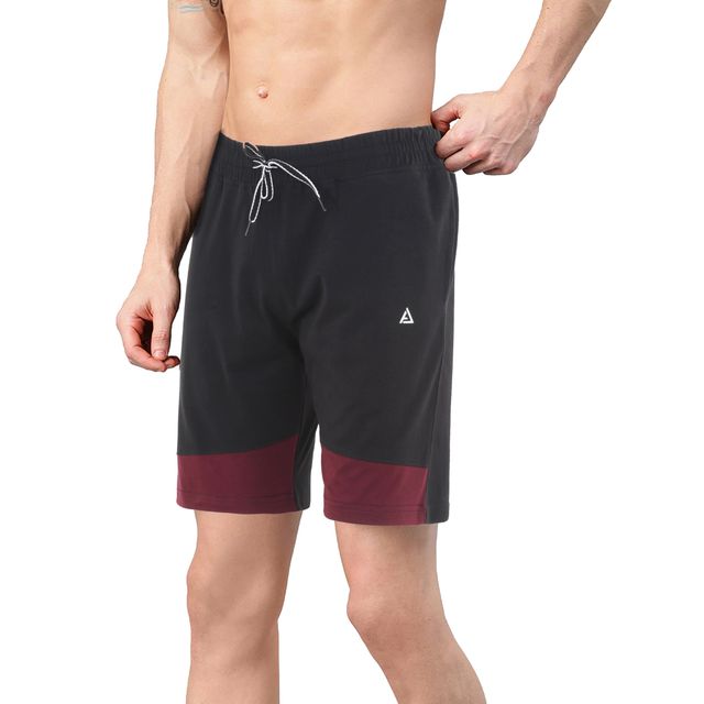 Avolt Men's Regular Fit Shorts Super Comfortable Half Pants | Black - XL