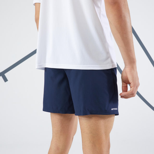 Artengo By Decathlon | Men Quick Dry Tennis Shorts - Navy Blue, 2XL