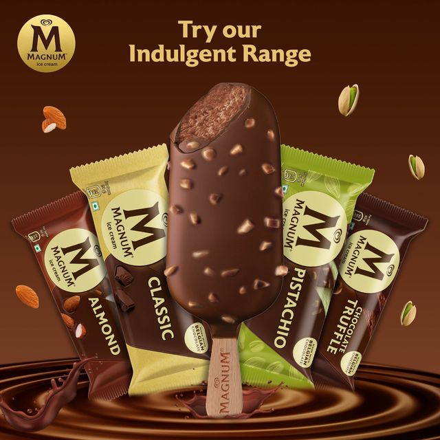 Kwality Wall's Chocolate Brownie Ice Cream Stick | Pouch 61 g Combo