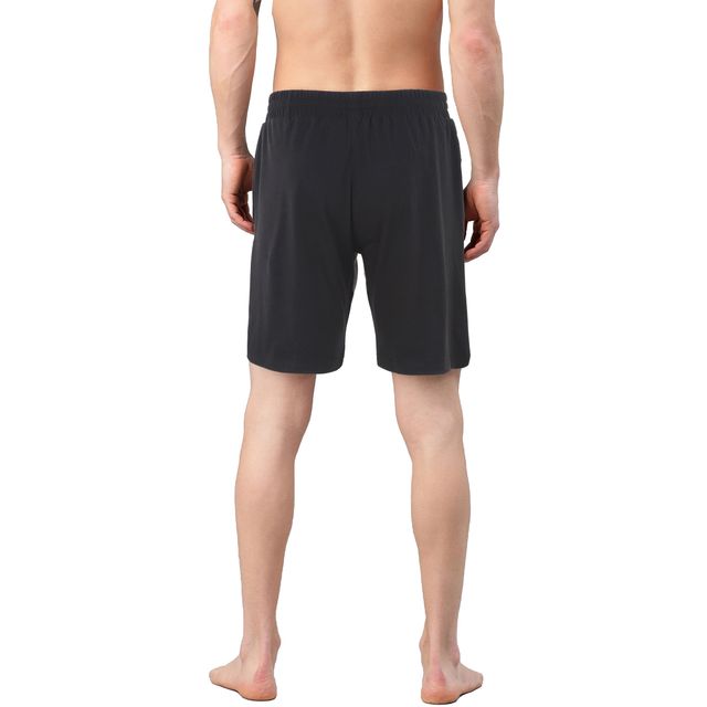 Avolt Men's Regular Fit Shorts Super Comfortable Half Pants | Black - L