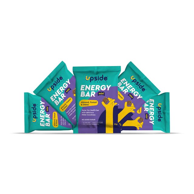 Upside Health Energy Bar - Almond ,Foxtails,Dates,Cranberry