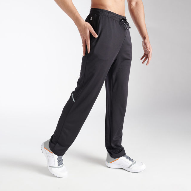 FLX By Decathlon | Men Cricket Straight Fit Trackpant - Black, L