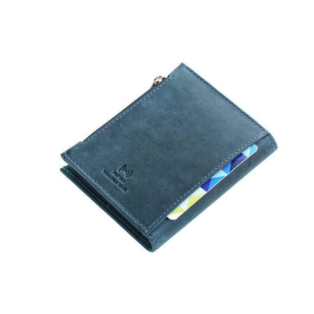 Wildhorn Men's Genuine Leather Bi-fold Wallet | Blue