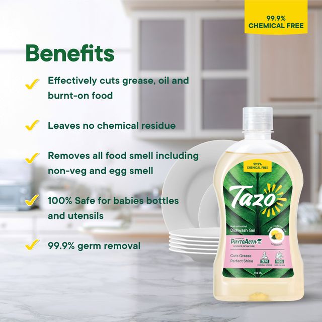 Tazo Phytoactiv Natural Dishwash Gel