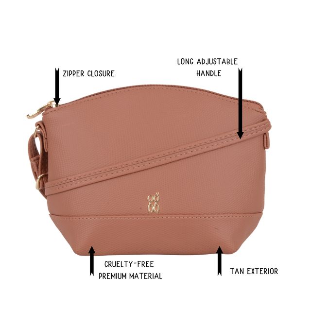Baggit Women's Nodt Sling Bag | Rust