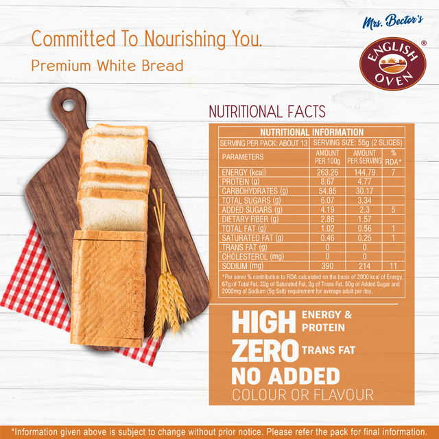 English Oven Premium White Bread