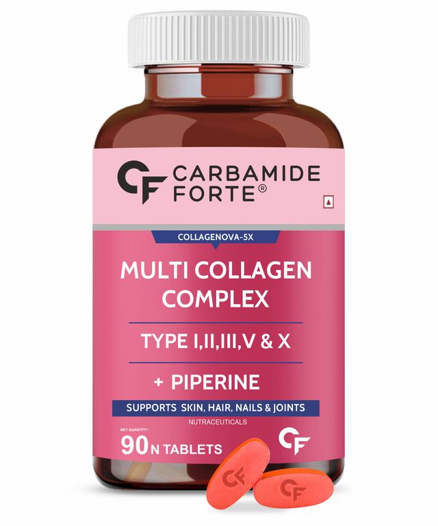 Carbamide Forte Hydrolyzed Multi Collagen Tablets With 90 Tablets