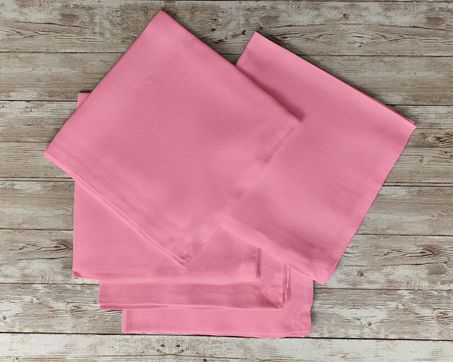Lushomes Cloth Napkin - Baby Pink | Mitted Corners | 18 x 18 inch | 45 x 45 cm