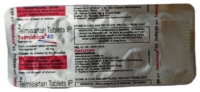 Telmiduce 40Mg Tablet