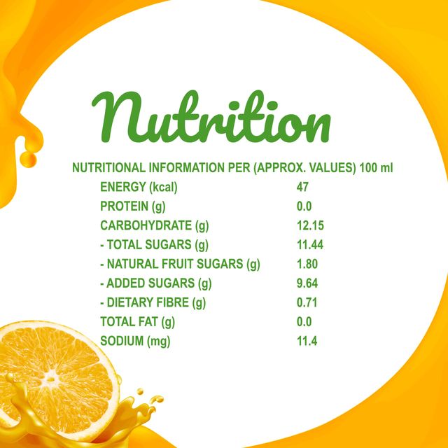 B Natural OrangeFruit Juice