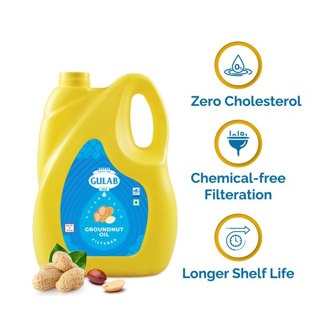 Gulab Groundnut Filtered Oil Jar