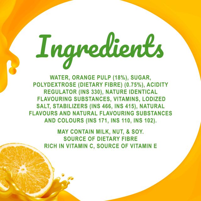 B Natural OrangeFruit Juice