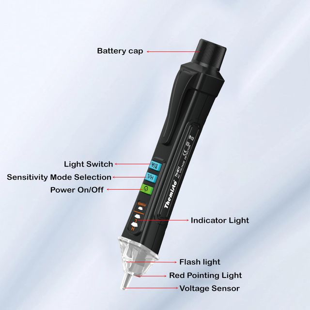Themisto Th-M11 Non Contact Ac Voltage Tester (12-1000V)
