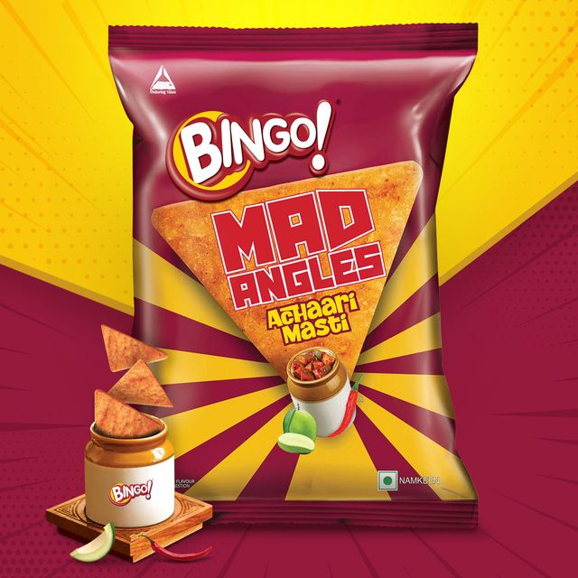 Bingo! Mad Angles Achaari Masti Crisps