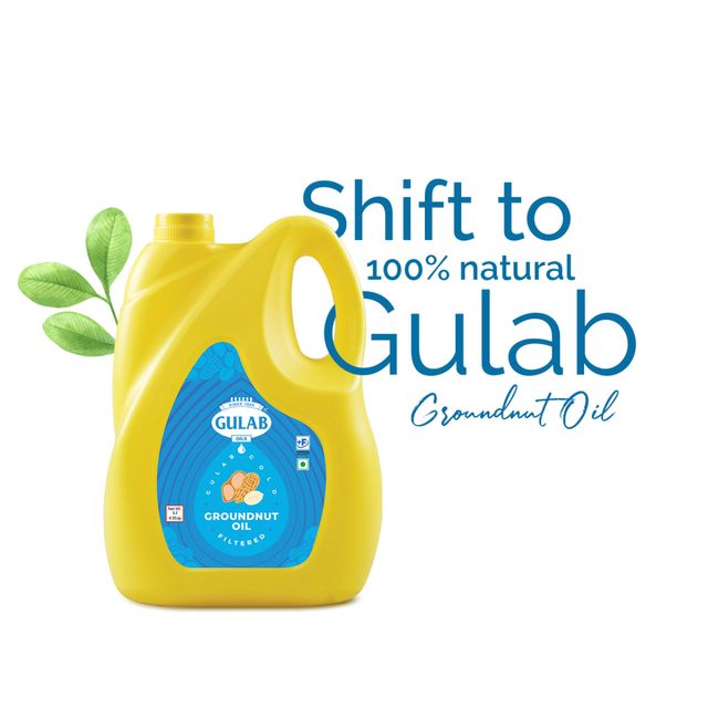 Gulab Groundnut Filtered Oil Jar