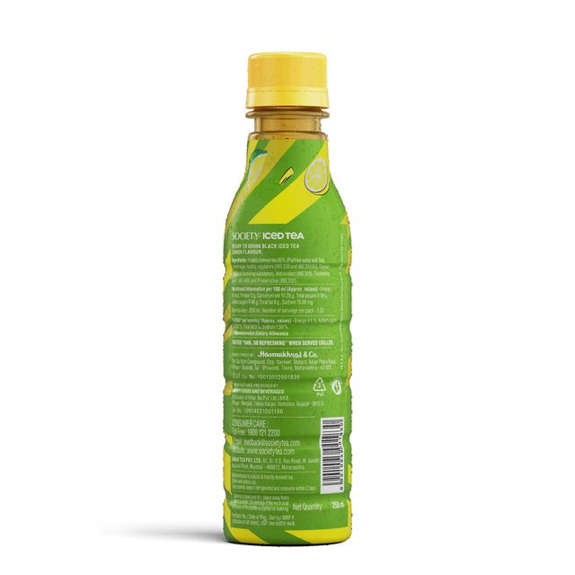 Society Iced Tea Bottle Lemon